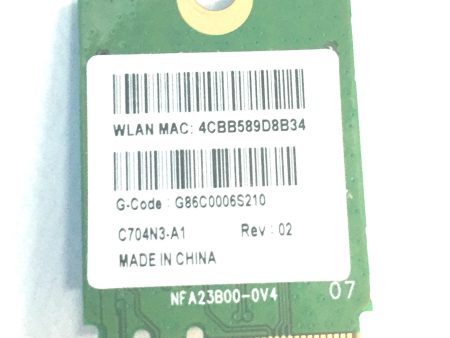 Genuine Toshiba WiFi - Wireless Bluetooth Card G86C0006S210 Cheap