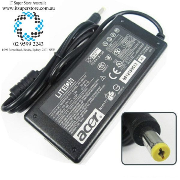 Acer Aspire 5810 5820T 5241 5251 5332 5334 5335 5335Z 5338 65W Charger Original Supply