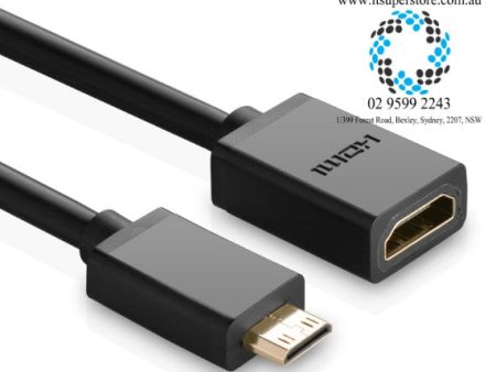 Mini HDMI Male to HDMI Female Connector 1080P Online now