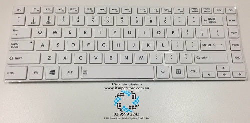 Genuine Toshiba Satellite L40-A01D PSKHAA-01D00N Keyboard White K000141450 Online Sale