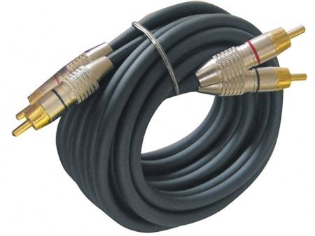 RCA to RCA 10 Meters High Quality Male to Male Cable for Subwoofer Projector & TV Fashion