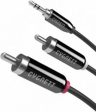 Cygnett High Wire 3.5mm-2 RCA Jacks Professional 1.5m Digital Coax Audio Cable CY1157PCHIW Supply