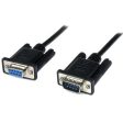 StarTech 1Meter Black DB9 RS232 Serial Null Modem Cable F M Sale