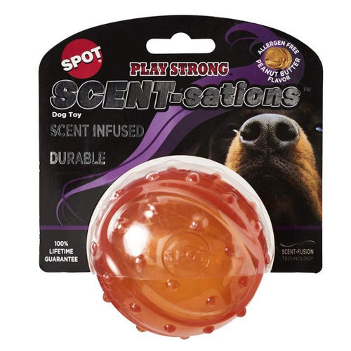 Spot Scent-Sation Peanut Butter Scented Ball 3.25  - 1 count by Spot For Discount