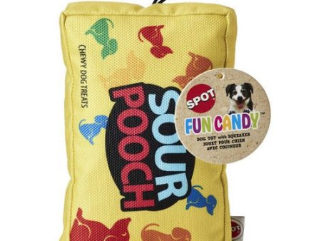 Spot Fun Candy Sour Pooch Plush Dog Toy 1 count by Spot on Sale