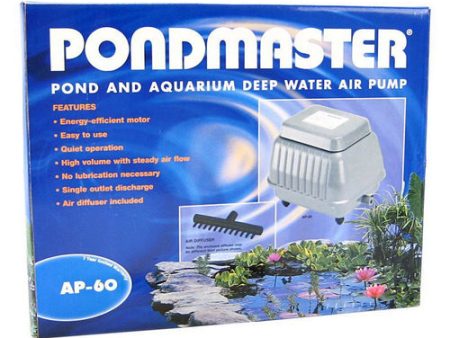 Pondmaster Pond & Aquarium Deep Water Air Pump AP 60 (7,000 Gallons - 3,600 Cubic Inches per Minute) by Pondmaster For Cheap