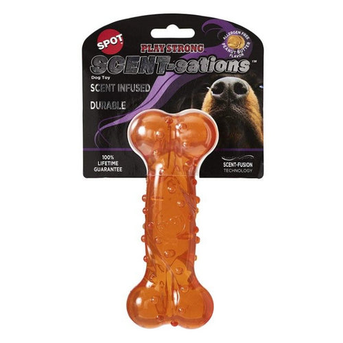 Spot Scent-Sation Peanut Butter Scented Bone 6  - 1 count by Spot Online now